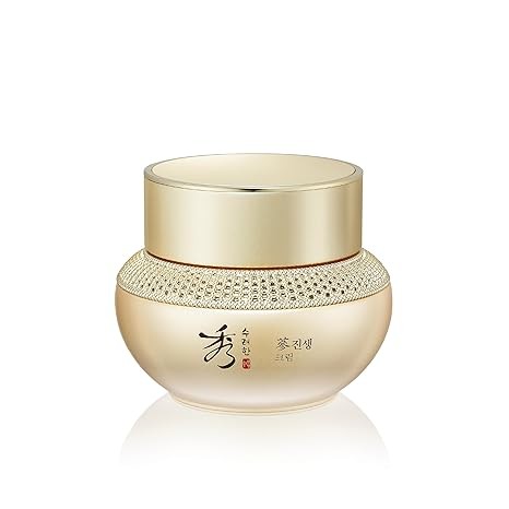 Sooryehan Ginseng Cream (60 ml/1.01 fl oz) Total Age-Defying Solution, Wrinkle Improvement, Skin Texture Care, Moisturizer for Radiant and Youthful Skin. Ginseng, Ginsenoside | Korean Skincare